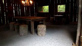 preview picture of video 'ashville vrbo #267573 1800's log cabin'