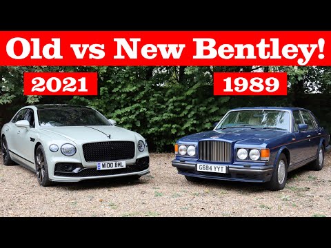 1989 Bentley vs 2021 Bentley - Turbo R Meets Flying Spur V8!