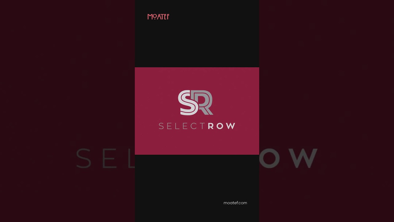 SelectRow Logo Animation | Animated Logo for Email Signature | moatef.com