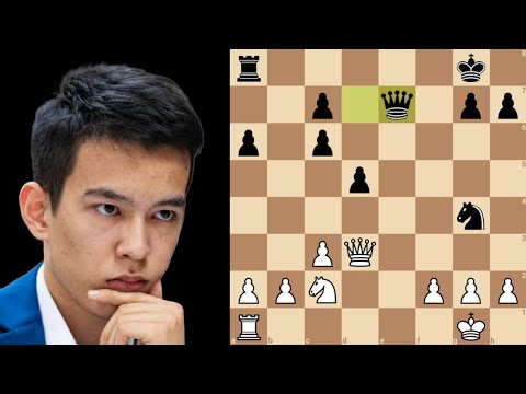 Nodirbek Abdusattorov vs Maksim Chigaev | FIDE World Rapid Championship 2025 | Round-8