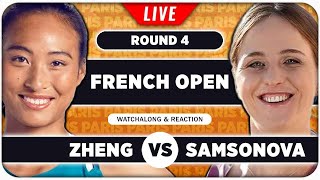 ZHENG vs SAMSONOVA • French Open 2025 • LIVE Tennis Watchalong