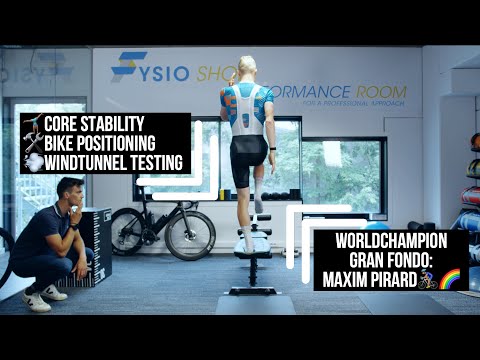 BIKEFIT bij Rehab lab - Fit2Fly met wereldkampioen Gran Fondo: MAXIM PIRARD