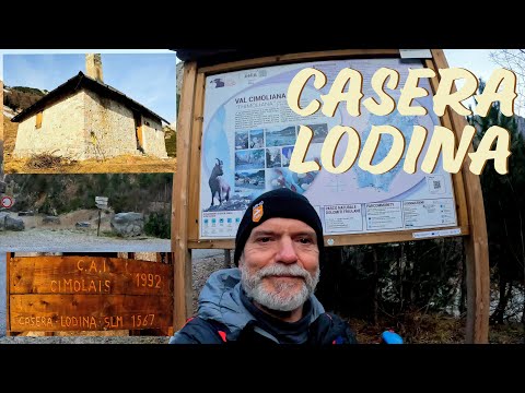 Mountain excursions. Casera Lodina - Val Cimoliana - Cimolais - Trekking. 4K