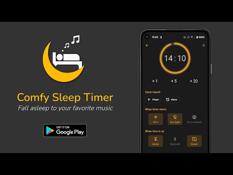 Comfy Sleep Timer - Stop music