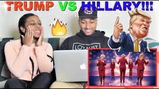Epic Rap Battles of History "Donald Trump vs Hillary Clinton" Reaction!!!