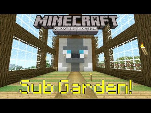 Ich baue einen Untergarten in meiner Minecraft Xbox 360 Edition Forever-Welt