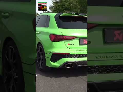 Audi RS3 8Y Sportback with Akrapovic Exhaust