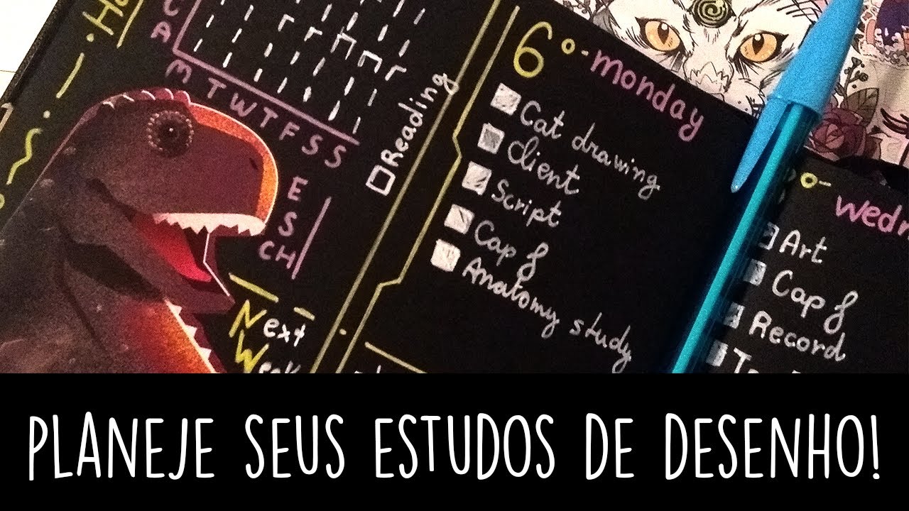 COMO ORGANIZAR SEUS ESTUDOS DE DESENHO