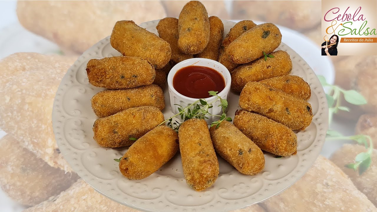 CROQUETE DE PERNIL SUÍNO | Cebola e Salsa