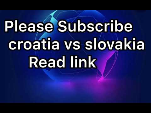 Croatia vs Slovakia 0-1