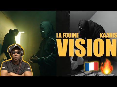 FRENCH RAP REACTION 🇫🇷| LA FOUINE & KAARIS - VISION (CLIP OFFICIEL)🔥
