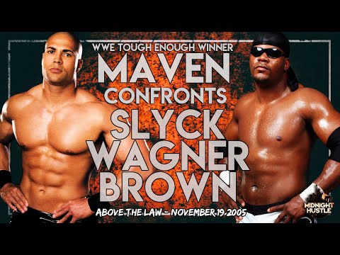 WWE Tough Enough Winner Maven Confronts Slyck Wagner Brown (Nov 2005) - NWA Cyberspace Wrestling