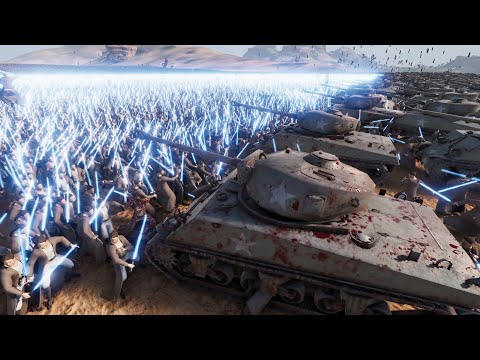 500,000 JEDI VS MODERN ARMY - UEBS 2 - Ultimate Epic Battle Simulator 2