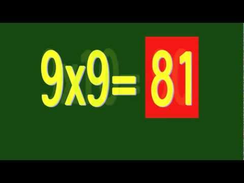 Tables de multiplication  1-10 (chanson d' Ant 1)