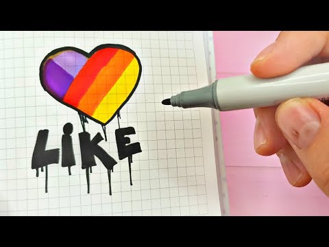 КАК НАРИСОВАТЬ LIKE - LIKEE
