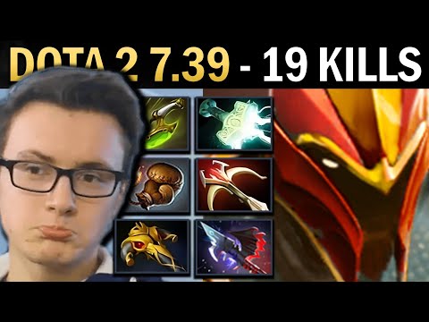 Dragon Knight Gameplay Miracle with 19 Kills and Swift - Dota 7.39