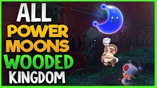 All Power Moon Locations in Wooded Kingdom in Super Mario Odyssey