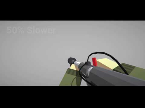 Low Poly FPS Arms - Flamethrower Reload Animation