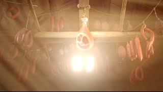 Mikkel Rev drømmer om kjøtt i Hakkebakkeskogen