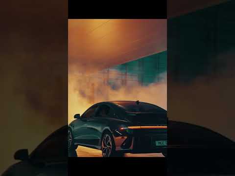 Enjoy Creative Driving with IONIQ 6 through V2L and Speed Sync Lighting l #Shorts