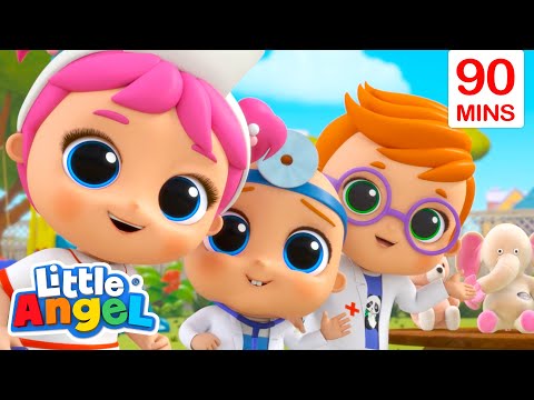 Family Doctor Playtime | Job and Career Songs | @LittleAngel Nursery Rhymes for Kids