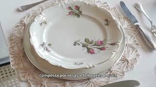 Vídeo de Alemanha | Rosenthal | 71 peças | Aparelho de jantar | Porcelana