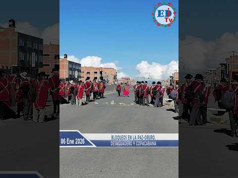 Bloqueos en La Paz-Oruro, Desaguadero y Copacabana