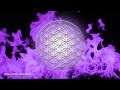 852Hz VIOLET FLAME FLOWER OF LIFE REMOVE NEGATIVE ENERGIES BLOCKAGES REIKI