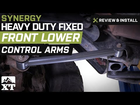 Jeep Wrangler Synergy Heavy Duty Fixed Front Lower Control Arms (2007-2017 JK) Review & Install