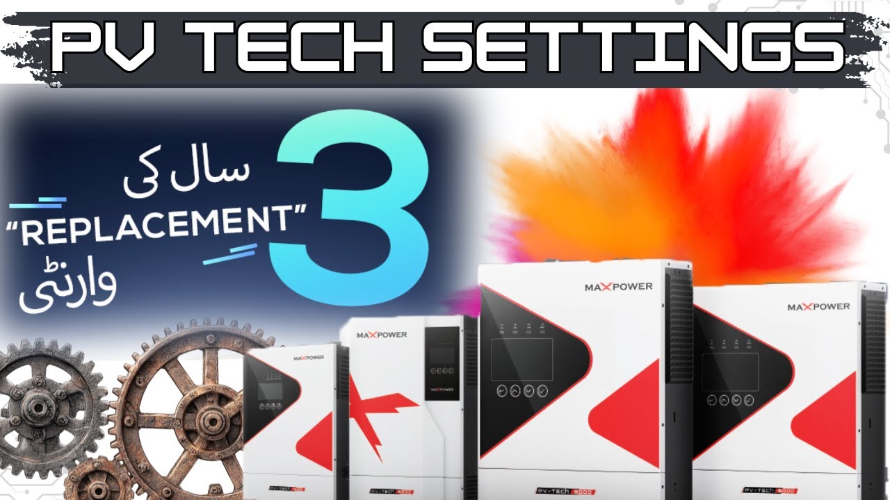 Maxpower PV TECH Settings