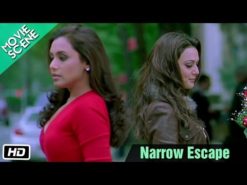 Narrow Escape - Movie Scene - Kabhi Alvida Naa Kehna - Shahrukh, Rani, Preity
