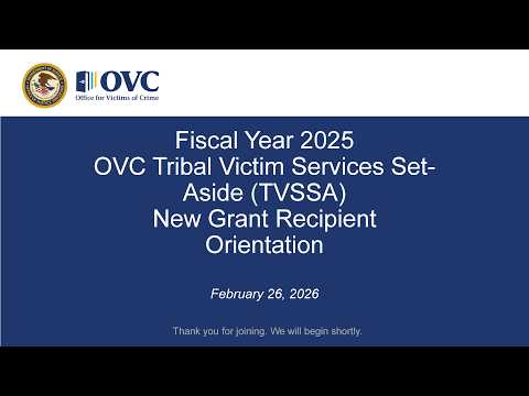 Multimedia List | Office for Victims of Crime