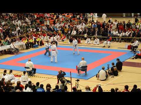 JKA GichinCup 2017 Team Kumite F - (RUS) vs Shiina (JPN)