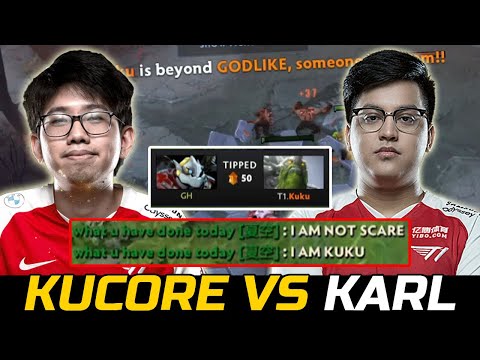 KUKU GODLIKE VS KARL PUCK - INTENSE GAME DOTA 2