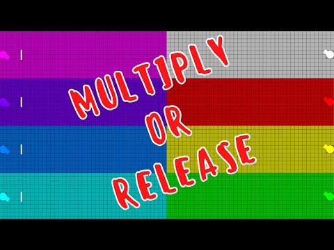 Multiply or Release 8 colors #1 - Marble battle in Algodoo