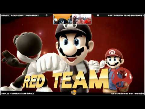 WBB #34 | PKSparkxx, Project_AEX & SSBMatt vs Hart, RandomTask & RedeemerZ - Winners Semi Finals