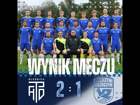 Seniorzy: AP Oleśnica 2:1 Błękitni Krzeczyn [bramki]