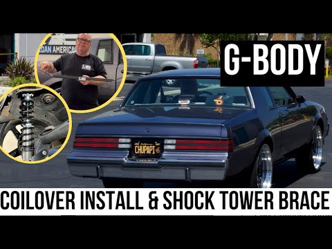 87 BUICk Full Install! Coilovers & Shock Tower Brace