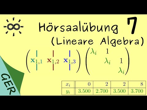Hörsaalübung 7 Lineare Algebra Jordan Normalform Singulärwertzerlegung und Ausgleichsrechnung