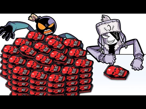 1 VS 100 Layers food Challenge One Chip Friday Night Funkin Mukbang Animation