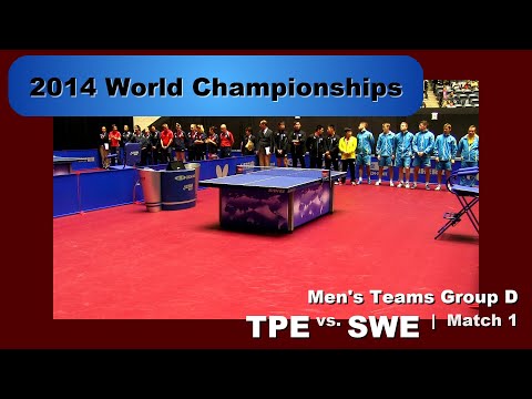 2014 WTTC Men's Team - Group D: TPE - SWE Match 1: Chuang Chih-Yuan v Par Gerell
