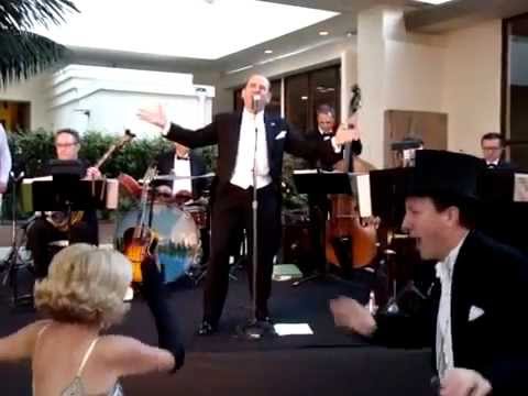 Richard Halpern sings CALIFORNIA HERE I COME 2013 Downton Abbey Party (BritWeek)