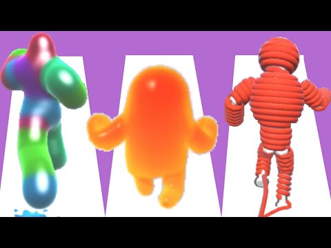 BLOB RUNNER 3D vs JOIN BLOB CLASH 3D vs ROPE-MAN RUN