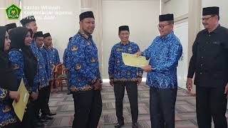 Kakanwil Kemenag Aceh Lantik 588 PPPK
