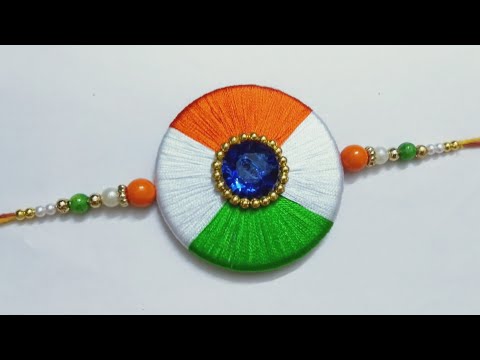Unique steps|| Indian Tricolour Rakhi