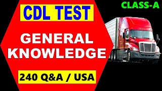 CDL Class-A Test 