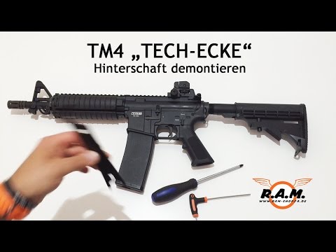 TM4 Tech-Ecke Hinterschaft abbauen