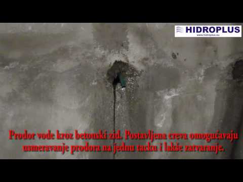 Hidroizolacija podruma i zatvaranje prodora vode