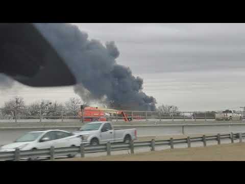 Fire in Richland hills commercial plant.