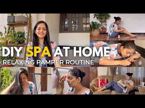 Relaxing Pamper Routine at Home | DIY Spa & Hair-Care | Ahaana Krishna